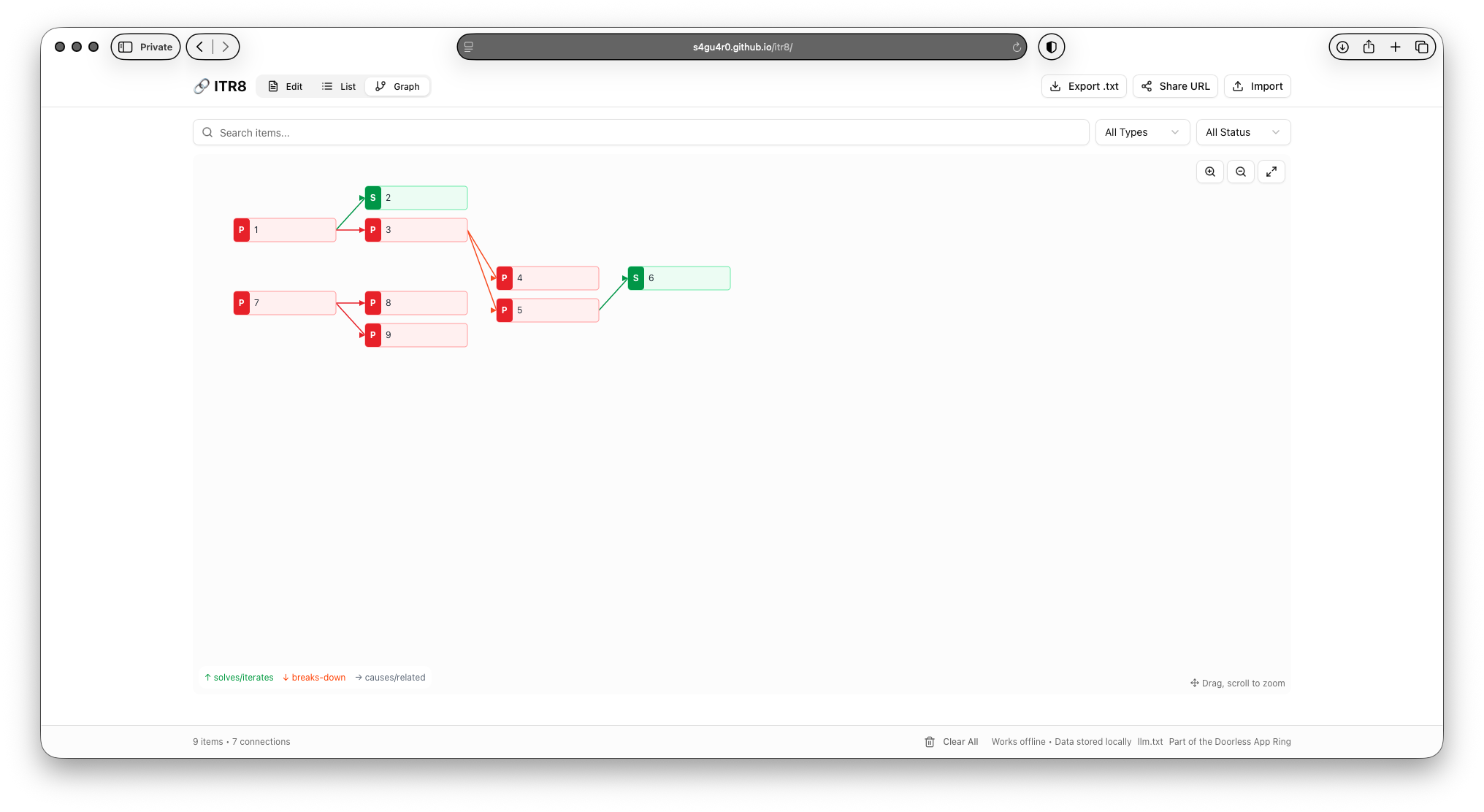 screenshot of Iterate